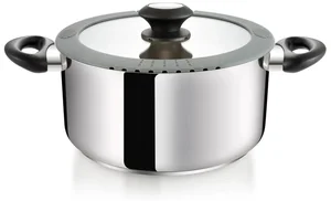 Nerezový kastrol s poklicí 24 cm, 5 l - SmartCOVER