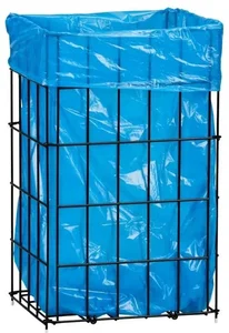 Nerezový nebo bílý kovový odpadkový koš na papírové ručníky