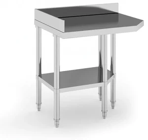 Nerezový rohový pracovní stůl 900x600x850 mm