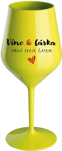 Nerozbitná sklenice na víno 470 ml Vína a láska
