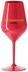 Nerozbitná sklenice na víno DEFRAGMENTACE MOZKU 470 ml