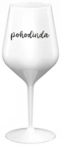 Nerozbitná sklenice na víno POHODINDA, 470 ml