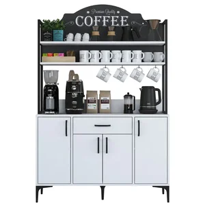 NEVIS Multifunkční kuchyňská skříňka, bílá