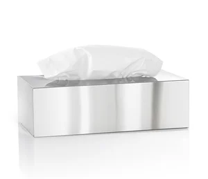 NEXIO Box na kapesníčky – leštěná nerez