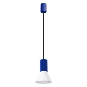 Niru – modré kovové závěsné svítidlo Ø14 cm