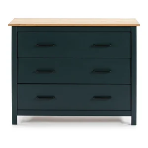 Nízká borovicová komoda Miranda 100x80 cm