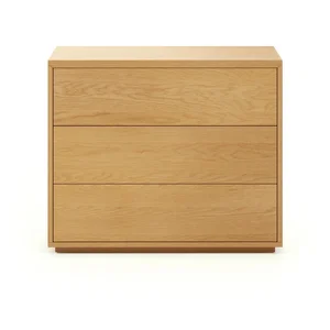 Nízká dubová komoda Abilen 90x75 cm