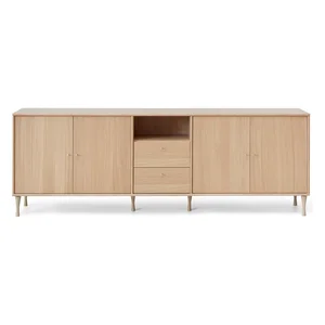 Nízká dubová komoda Mistral 220x76 cm