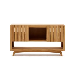 Nízká skříňka pod umyvadlo Kuveni 140×80 cm, teakového dřeva