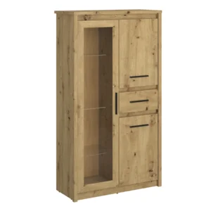 Nízká vitrína 2D1W1S dub artisan AIRON