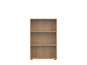 Nízký policový regál BELLARMINO – dub artisan