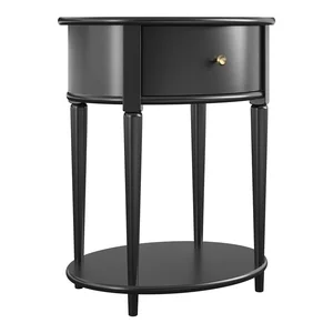 Noční stolek Aurora, černý