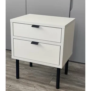 Noční stolek BASIA – bílá matná