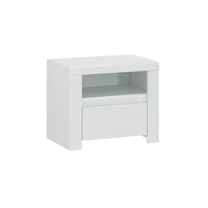 Noční stolek LINDY 1S – bílá