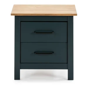 Noční stolek z borovice Miranda – Marckeric, tmavě modrý