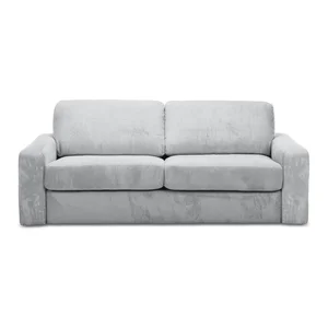 Nona Makamii rozkládací pohovka 195 cm, světle šedá manšestr