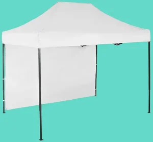 Nůžkový stan 3x2 m s ocelovou konstrukcí a boční plachtou