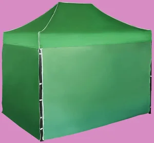 Nůžkový stan 3x2m s ocelovou konstrukcí a bočními plachtami