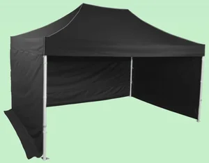 Nůžkový stan 3x4,5 m Profi černý