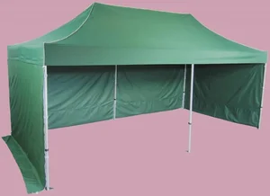 Nůžkový stan 3x6m hexagon, zelený