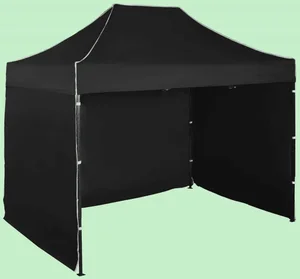 Nůžkový zahradní stan 3x2m s ocelovou konstrukcí a bočními plachtami