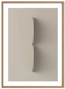 Obloukové tvary - Plakát č. 7 v barvě Kouřově taupe, Rozměr: 500x700 mm