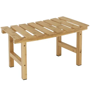 Obloukový bambusový stolek k vířivce