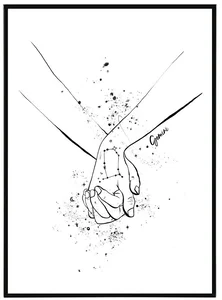 Obraz Blíženci 50x70 cm