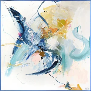 Obraz Confidential Blue 102x102 cm