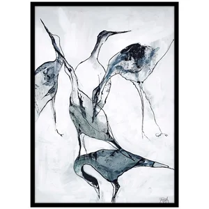 Obraz s motivem jeřábu 50x70 cm