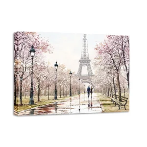 Obraz Styler Canvas Watercolor Paris Melancholy 85 × 113 cm