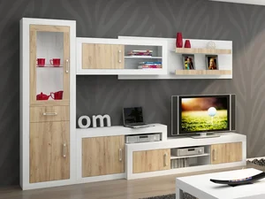 Obývací stěna GOUDINI 7 – craft bílý / craft zlatý, 5 let záruka
