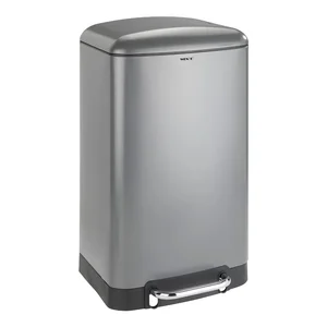 Ocelový pedálový odpadkový koš Wenko 30 l