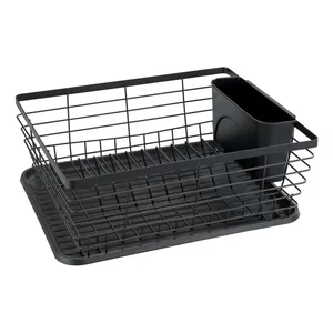 Odkapávač na nádobí Wenko Drip, černý