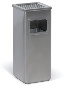 Odpadkový koš s popelníkem a vnitřní nádobou 11,5 l nerez