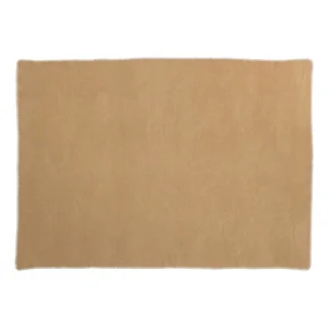 Okrová deka s vlnou 140x200 cm Pappelina Ylva Ochre
