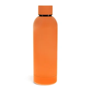 Oranžová nerezová cestovní lahev 500 ml