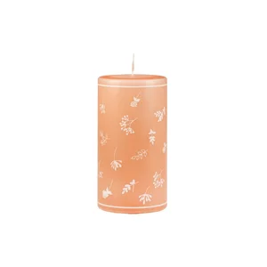 Oranžová svíčka Unipar Fleur – 87 h