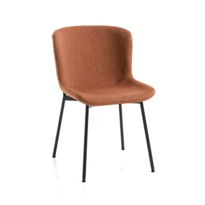 Oranžové jídelní židle Snug – sada 2 kusů