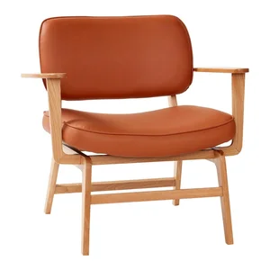 Oranžové křeslo Haze od Hübsch