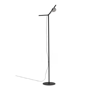 Orey černá stojací LED lampa 160 cm – Kave Home