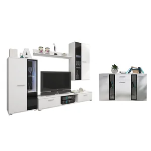 OSCAR Obývací stěna s komodou, bílá