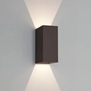 OSLO 160 – venkovní nástěnné LED svítidlo, černé, IP65, 2x3W, 3000K