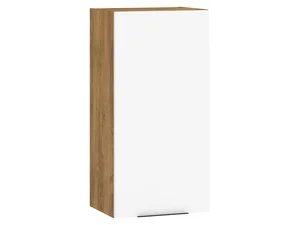 OSMAK 1DPN: Závěsná skříňka 40×80×32 cm, dub burgundský / bílý lesk