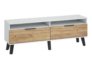 OSMAK 2D TV stolek craft bílozlatý
