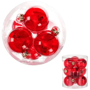 Ozdoby průhledné 7 cm, sada 9 ks – VAK130-7