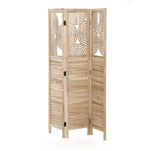 Paraván dřevěný EF-L175 NAT