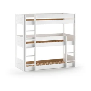 Patrová dětská postel Scott 90x200 cm z borovicového dřeva – Vipack