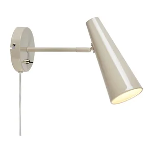 Peak nástěnné svítidlo do zásuvky Markslöjd, šedobéžové