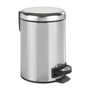 Pedálový odpadkový koš Wenko Leman Shiny, 3 l